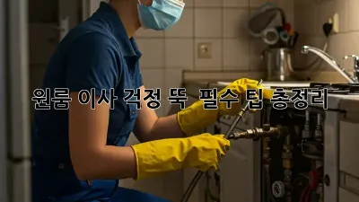 원룸 이사, 걱정 뚝!  필수 팁 총정리 ✨